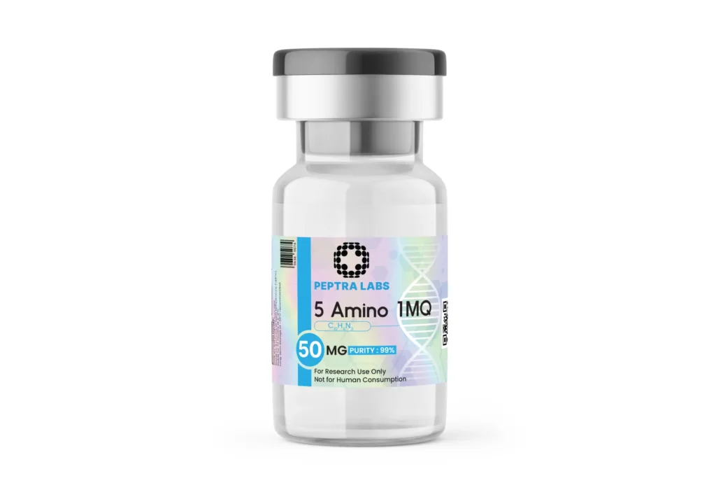 5-Amino-1MQ 50 mg - fiolka ze związkiem do badań, czystość 99% na etykiecie, Peptra Labs
